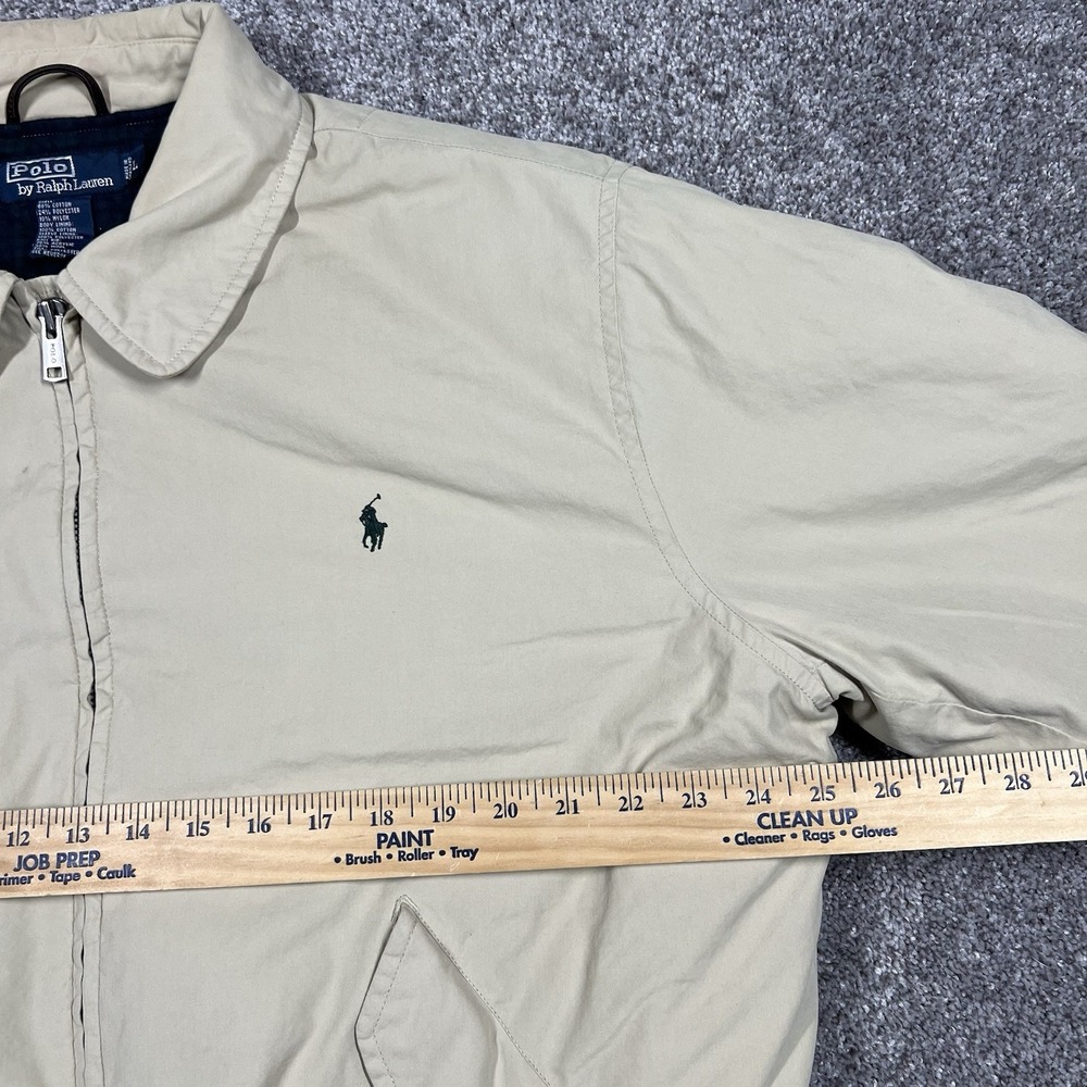 Vintage 90s Polo Ralph Lauren Blackwatch Plaid Quilted Lined Bomber Harrington L - Picture 7 of 10